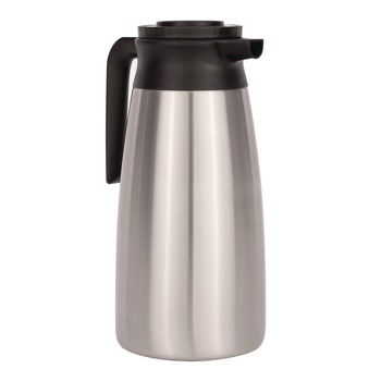 BUNN 1.9 L Thermal Pitcher - Stainless Steel/Black