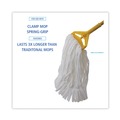 New Year New Savings! Save $25 off $150 | Boardwalk BWK8002 Enviro Clean Looped Mop Head With Tailband - Medium, White (12/Carton) image number 4