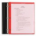 Office & Office Supplies | Five Star 33452 11 in. x 8.5 in. Two-Pocket Portfolio Clear View - Randomly Assorted image number 3