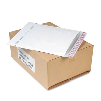 Sealed Air 12.5 in. x 19 in. #6 Jiffy TuffGard Self-Seal Cushioned Mailer - White (25/Carton)