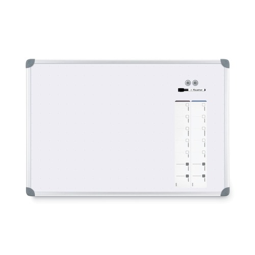 Office & Office Supplies | Quartet 79378 36 x 24 Euro-Style Magnetic Dry-Erase Aluminum Frame Boards - White Surface/Silver Aluminum Frame image number 0