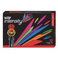 Markers | BIC GPMM11AST Intensity Broad Chisel Tip Permanent Marker - Assorted Colors (1-Dozen) image number 0