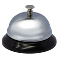 Universal UNV10000 3-3/8 in. Diameter Call Bell - Brushed Nickel image number 0