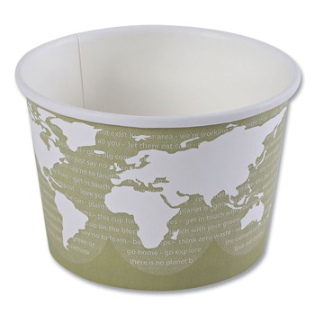 Eco-Products 16 oz. World Art Renewable and Compostable Food Container (500/Carton)