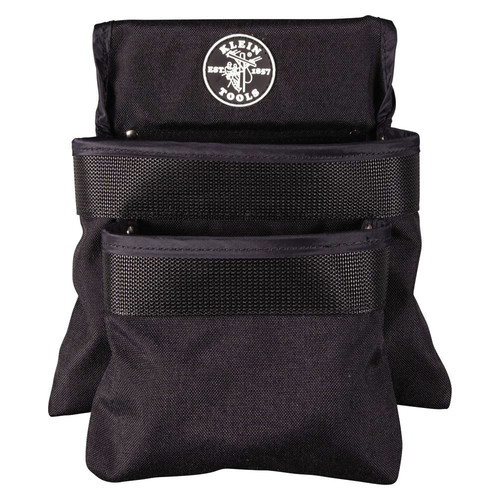 Tool Belts | Klein Tools 5702 PowerLine Series 2-Pocket Utility Pouch image number 0
