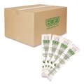 Cutlery | Eco-Products EP-S017-W Plantware Individually Wrapped CPLA Cutlery Fork - White (1000/Carton) image number 2