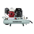 Portable Air Compressors | Factory Reconditioned Metabo HPT EC2610EM 5.5 HP 8 Gallon Oil-Lube Wheelbarrow Air Compressor image number 1