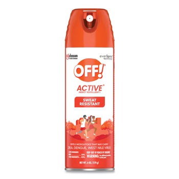 OFF! 6 oz ACTIVE Insect Repellent Aerosol Spray (12/Carton)