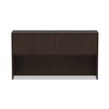  | Alera ALEVA286615ES 64.75 in. x 15 in. x 35.38 in. Valencia Series 4-Compartment Hutch with Doors - Espresso image number 2