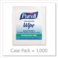 Cleaning & Janitorial Supplies | PURELL 9021-1M 5 in. x 7 in. Individually Wrapped Unscented Premoistened Sanitizing Hand Wipes - White (1000/Carton) image number 3