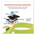 Cooling Gear | Ergodyne 12301 Chill-Its 6700 Cooling Bandana Polymer Tie Headband, One Size Fits Most, Lime image number 1