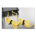 Office Jansan | Velcro 90924 ONE-WRAP 0.5 in. x 8 in. Pre-Cut Thin Ties - Black/Gray (50/Pack) image number 2