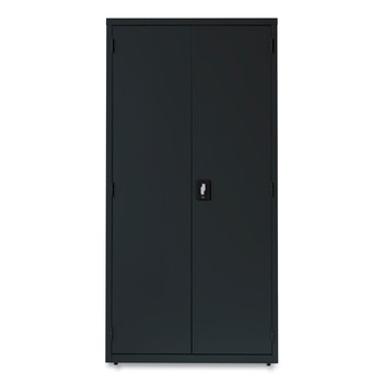 Alera 25767 36 in. x 18 in. x 72 in. 5 Shelves Economy Assembled Storage Cabinets - Black