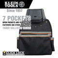Klein Tools 55913 Tradesman Pro 11.75 in. x 8.625 in. x 6 in. Modular Parts Pouch with Belt Clip - Black/Gray/Orange image number 1