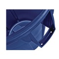 Office Jansan | Rubbermaid Commercial FG263200BLUE 32 Gallon Plastic Vented Round Brute Container - Blue image number 1
