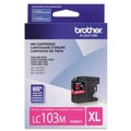 Bulk Savings Pricing 2 | Brother LC103M LC103M Innobella 600 Page-Yield High-Yield Ink - Magenta image number 0