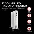 Portable Heaters | Vision Air 1VAHL22M 1500/900/600 Watts 22 in. Oil-Filled Heater image number 3