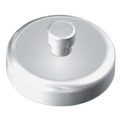 Pens | Kantek AHM001 1.5 in. Diameter Mounting Magnets for Kantek Acrylic Glove and Paper Towel Dispensers - White/Silver image number 0