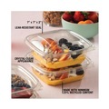 Bulk Savings Pricing 2 | Pactiv Corp. SAC0732 EarthChoice 32 oz. 7 in. x 7 in. x 2 in. Square Recycled Plastic Bowl - Clear (300/Carton) image number 6