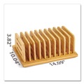 Office & Office Supplies | Officemate 71002 Bamboo Large File Sorter 9 Sections A6/A7/A8/A9/Legal/Letter/Tabloid Size Files 14.09 x 10.04 x 3.82 Brown image number 1