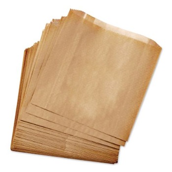HOSPECO 10-1/2 in. x 9.38 in. Waxed Kraft Liners - Brown (250/Carton)
