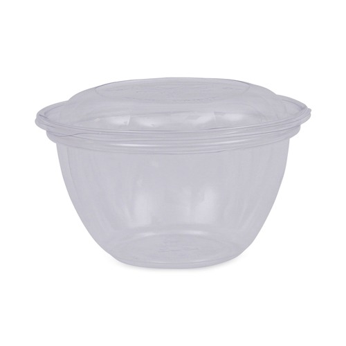  | Eco-Products EP-SB18 5.5 in. x 2.3 in. 18 oz. Renewable and Compostable Plastic Containers - Clear (150/Carton) image number 0
