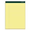  | TOPS 63376 Double Docket 100 Sheet 8.5 in. x 11.75 in. Narrow Rule Pads - Canary Yellow (6/Pack) image number 0