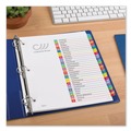 Office Jansan | Avery 11846 Ready Index 11 in. x 8.5 in. 1-Tab 1 to 31 Customizable TOC Dividers - White/Multicolor Tabs (1-Set) image number 3