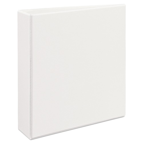 Office Jansan | Avery 09501 3 EZD Rings 2 in. Capacity 11 in. x 8.5 in. Durable View Binder with DuraHinge - White image number 0