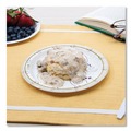 Food Service | SOLO MP6-J8001 6 in. diameter Mediumweight Symphony Paper Dinnerware Plate - Tan (125/Pack) image number 3