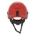 Hard Hats | MSA 10194784 V-Gard H1 Fas-Trac III Pivot Trivent ANSI EN12492 Safety Helmet -  Red image number 4