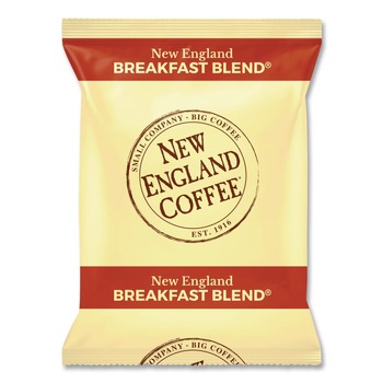 New England Coffee 2.5 oz. Coffee Portion Packs - Breakfast Blend (24/Carton)