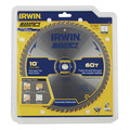 Miter Saw Blades | Irwin 14074 Marathon 10 in. 60 Tooth Miter Table Saw Blade image number 2