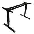  | Alera ALEHT3SAB AdaptivErgo 48.06 in. x 24.35 in. x 25 in. to 50.7 in. Sit-Stand 3-Stage Electric Height-Adjustable Table Base - Black image number 0