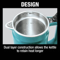 Makita XTK01Z 18V X2 (36V) LXT Lithium-Ion Cordless Hot Water Kettle (Tool Only) image number 12