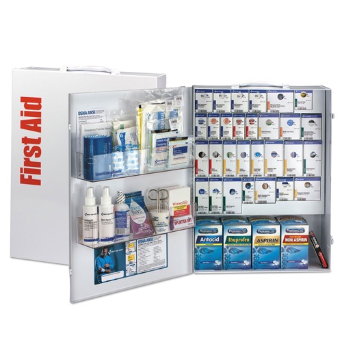 First Aid | First Aid Only FAO90732021 SmartCompliance Metal Case General Business First Aid Kit for 150 People (1-Kit) image number 0