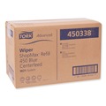 Paper Towels and Napkins | Tork 450338 Advanced ShopMax Wiper 450 Centerfeed Refill - Blue (2/Carton) image number 4