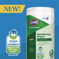 Cleaning & Janitorial Supplies | Clorox 60605 8 in. x 7 in. 1-Ply CloroxPro EcoClean Disinfecting Wipes - Unscented, White (6/Carton) image number 4
