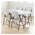  | Iceberg 65213 IndestrucTable 60 in. x 30 in. x 29 in. Industrial Folding Table - Platinum image number 1
