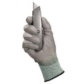 Work Gloves | Ansell KCC13825 EN388: 4X42B 9 in. Long G60 Level 3 Economy Cut Resistant Gloves - Large (Size 9), Gray/Marled Gray (12 Pairs/Carton) image number 3