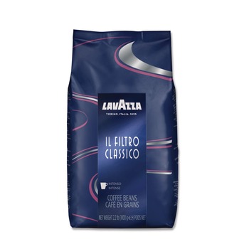 Lavazza 2.2 lbs. Bag Filtro Classico Whole Bean Coffee - Dark and Intense