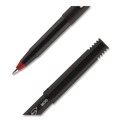 Pens | uni-ball 60042 ONYX Extra-Fine 0.5 mm Roller Ball Pen - Black/Red Barrel (1-Dozen) image number 1