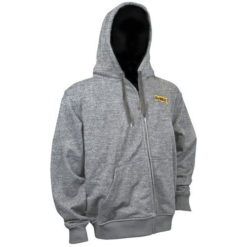 Heated Hoodies | Dewalt DCHJ080B-XL 20V MAX Li-Ion Heathered Gray Heated Hoodie (Jacket Only) - XL image number 0