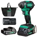 Impact Drivers | Metabo HPT WH18DEXM 18V MultiVolt Brushless Lithium-Ion Cordless Impact Driver Kit with 2 Batteries (2 Ah) image number 0