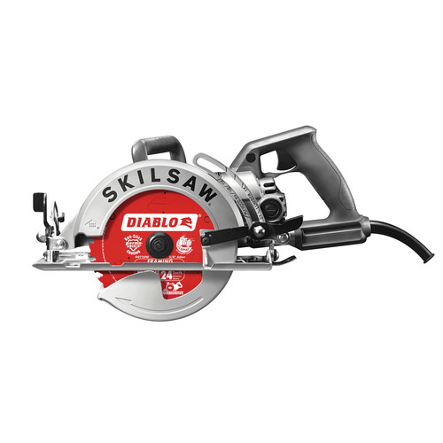 Circular Saws | SKILSAW SPT77W-22 7-1/4 in. Aluminum Worm Drive Circular Saw with Diablo Carbide Blade image number 0