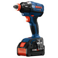 Impact Drivers | Bosch IDH182-B24 18V EC Brushless 1/4 in. and 1/2 in. Socket-Ready Impact Driver Kit with (2) CORE18V Batteries image number 1