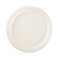 Food Service | Hefty RFP D77300PK 6.75 in. Diameter ECOSAVE Sugarcane Plate Tableware - White (30/Pack) image number 1