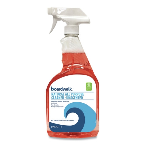 Cleaners & Chemicals | Boardwalk BWK47712EA 32 oz. Spray Bottle All-Natural Bathroom Cleaner image number 0