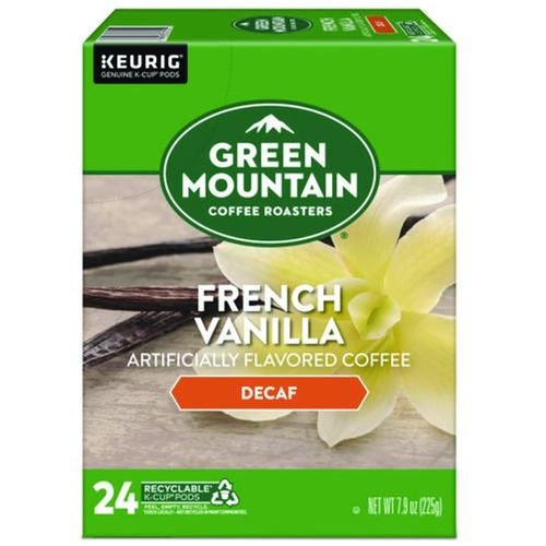 Office Jansan | Green Mountain Coffee 5000330142 French Vanilla Decaf Coffee K-Cups (24/Box) image number 0