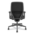 Office Chairs | HON HONNR12SAMC10BT Nucleus Series 16.63 to 21.13 Seat Height Supports Up to 300 lb Recharge Task Chair - Black Seat/Back, Black Base image number 4